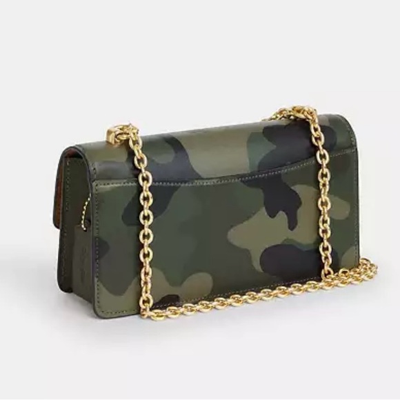 Coach Eliza Flap Crossbody Bag With Camo Print #CV948 - Picture 3 of 9